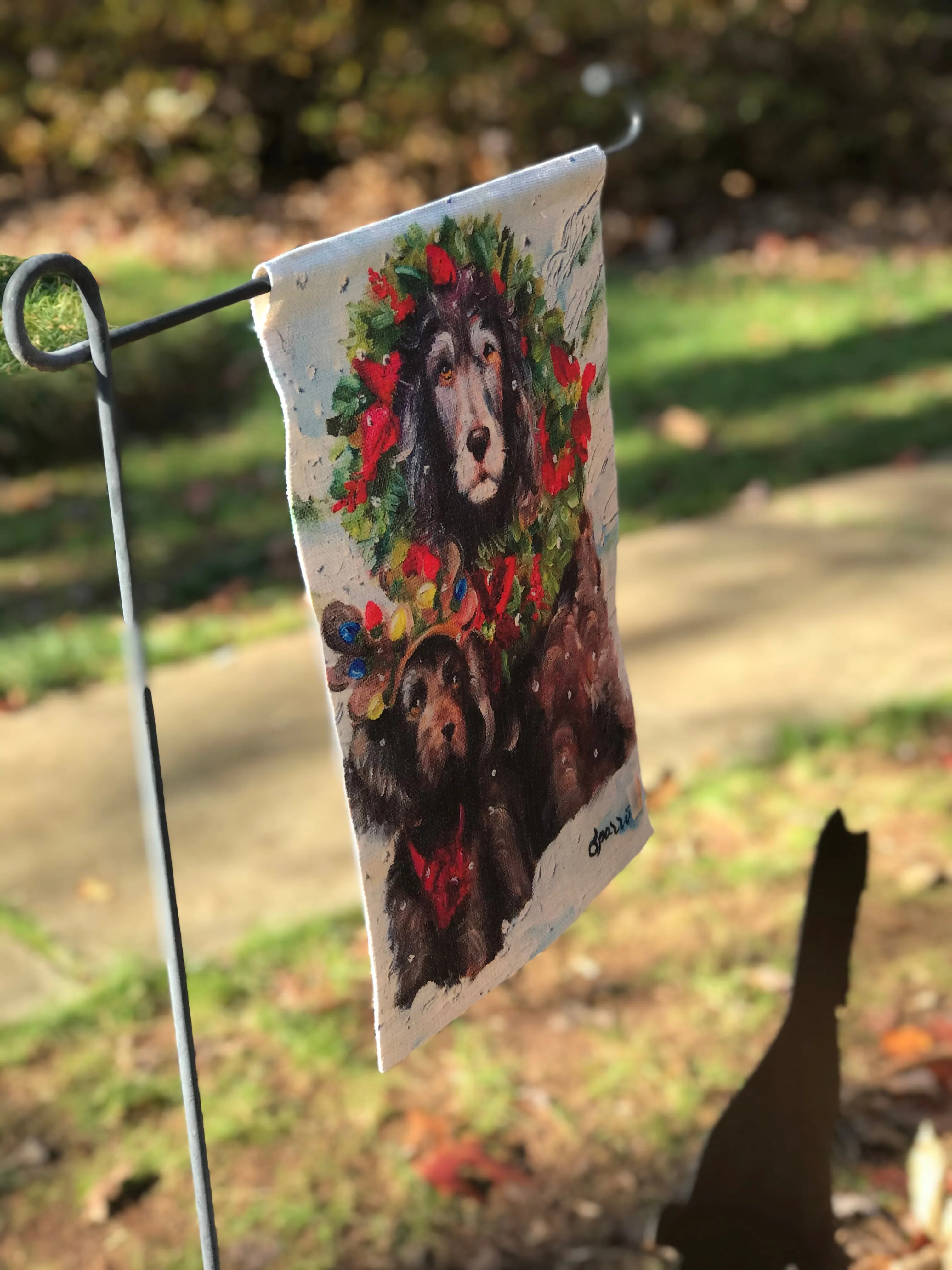 Boykin Christmas Garden Flag