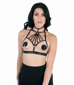 BRA0459 Intricate Harness Style Bralette