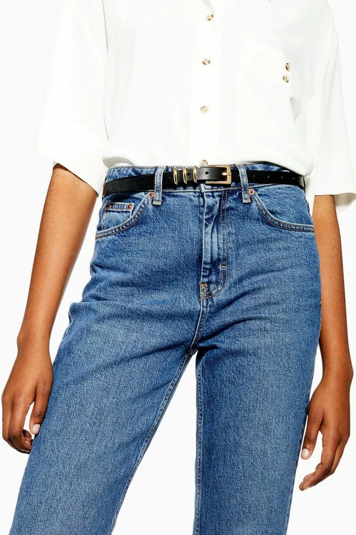 Brand new Women's TOPSHOP Skinny Belt, Black, Sz M/L!