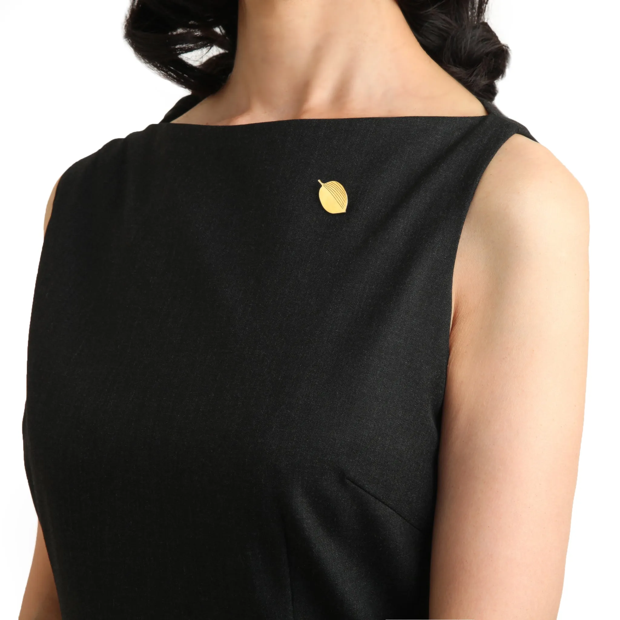 Brass Leaf Pin