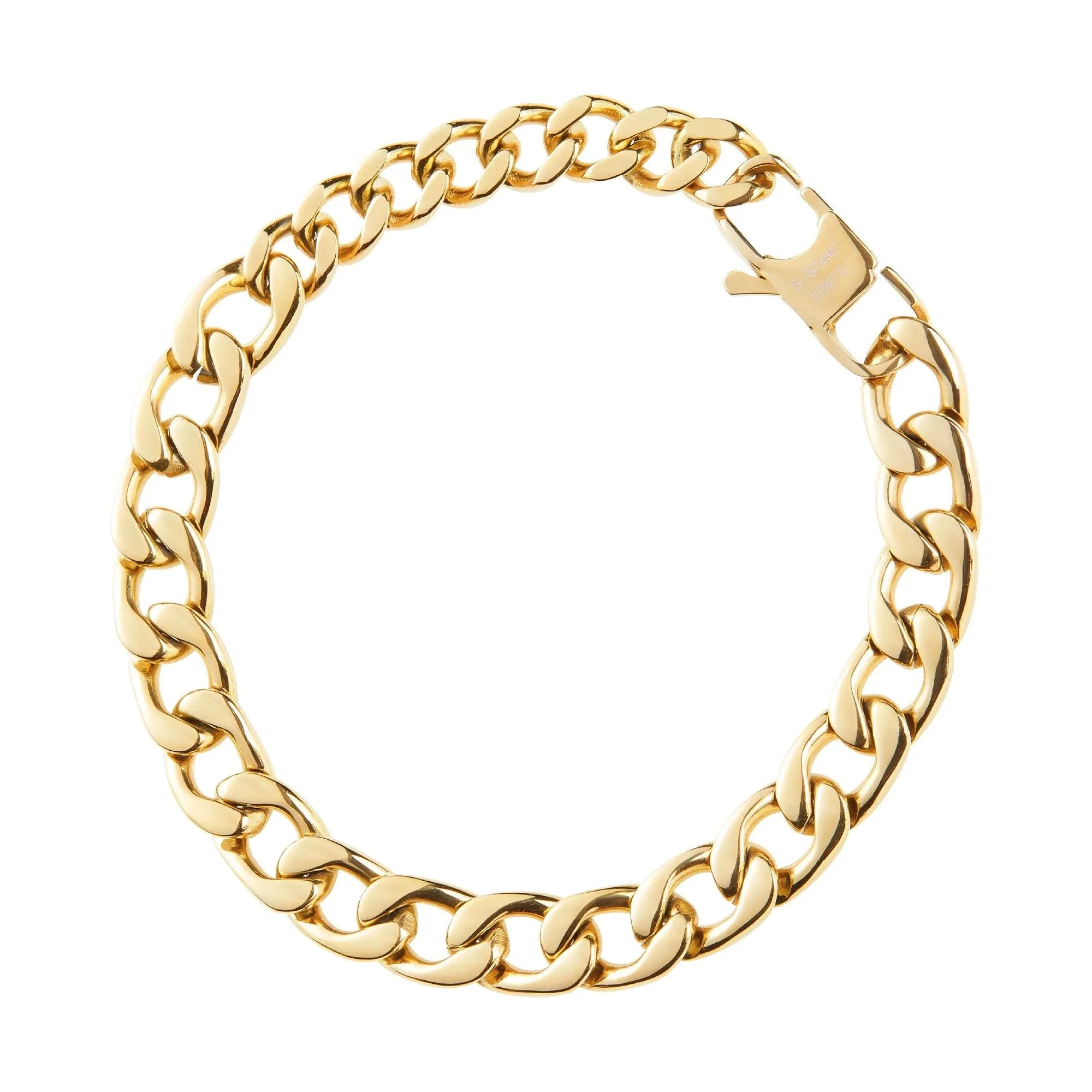 BREIK CHAIN ​​BLOCK CHAIN ​​CHAIN ​​STEEL IP GOLD TJ3257 Finish