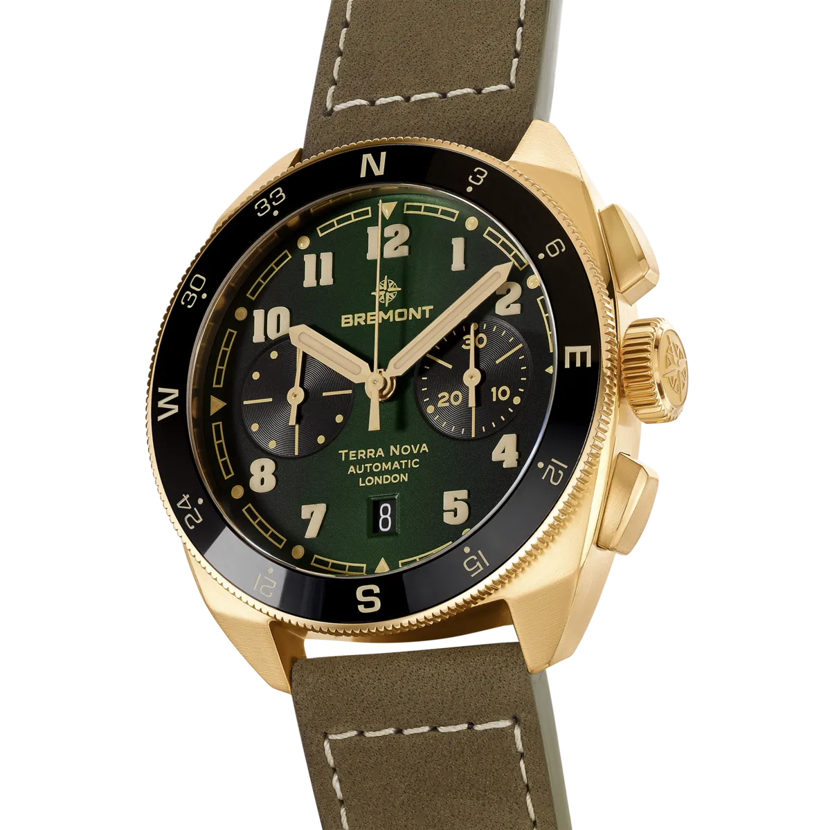 Bremont Terra Nova 42.5mm Chronograph Bronze TN42-CHR-BZ-GN-L-S