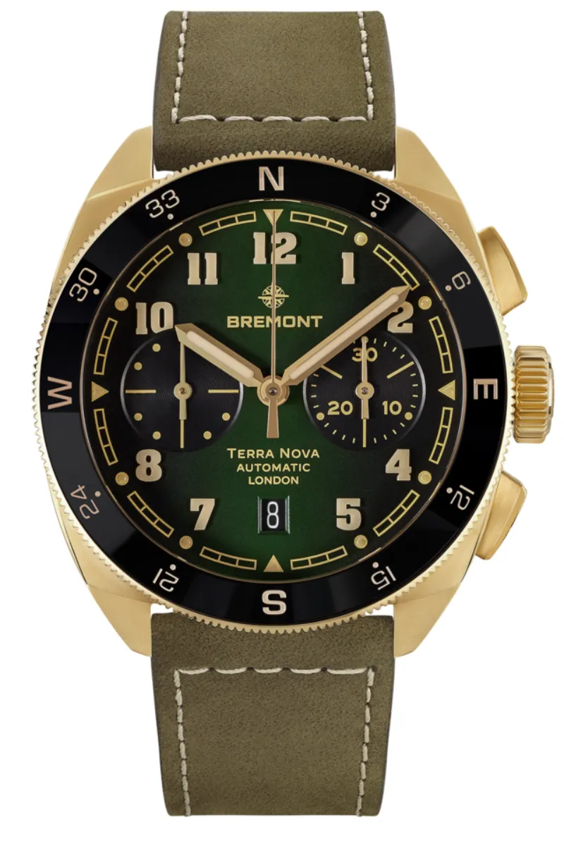 Bremont Terra Nova 42.5mm Chronograph Bronze TN42-CHR-BZ-GN-L-S