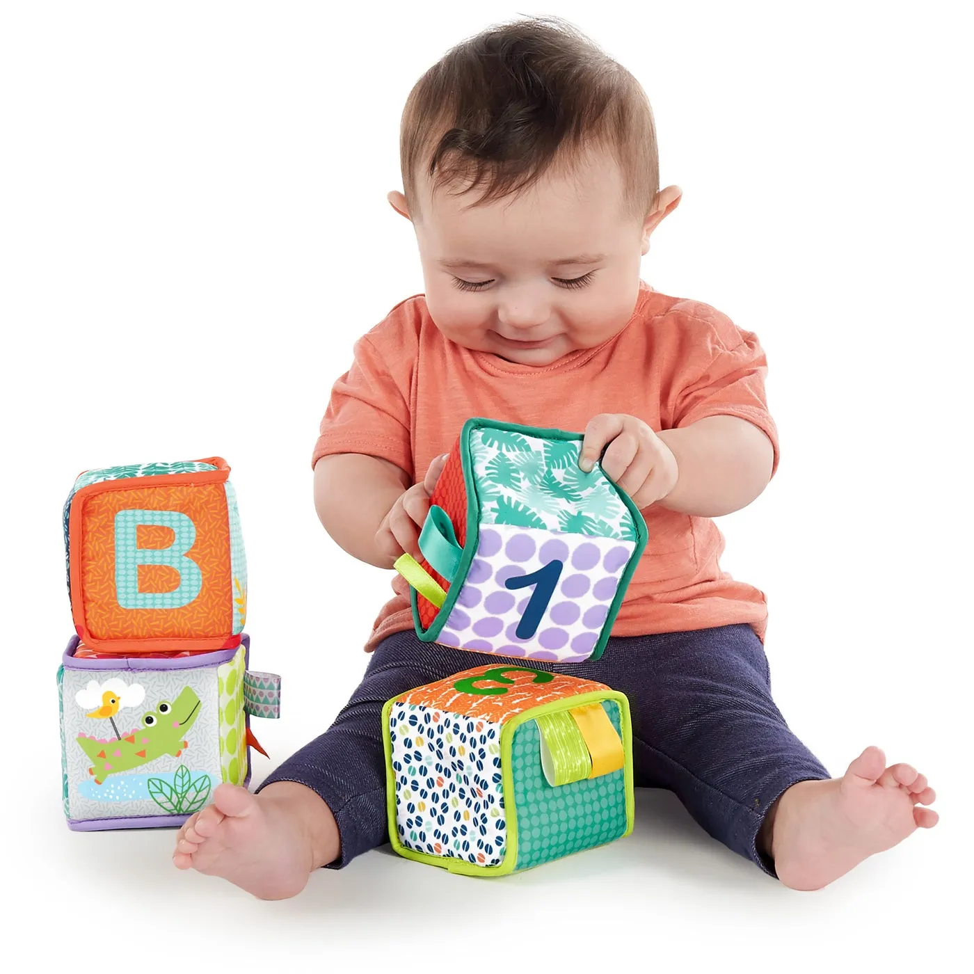Bright Starts Grab & Stack Blocks