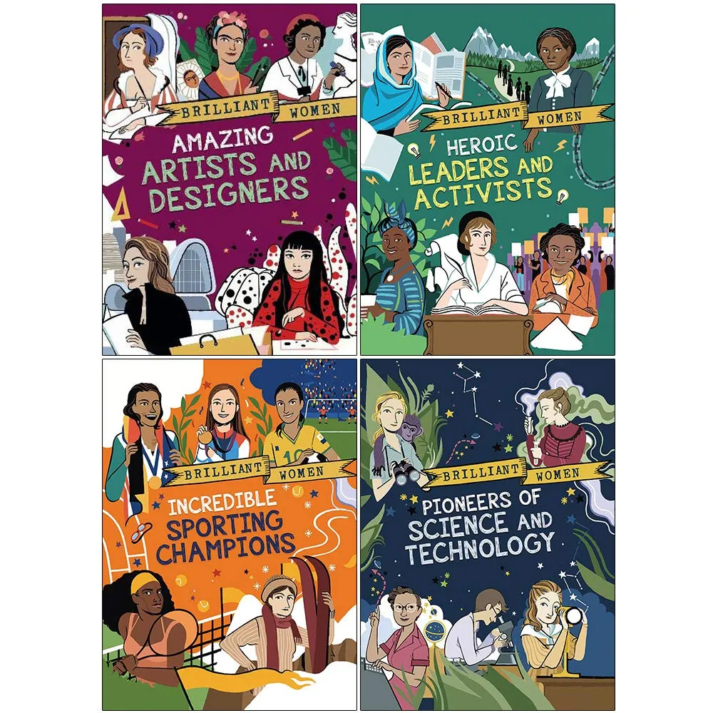 Brilliant Women Collection 4 Books Set