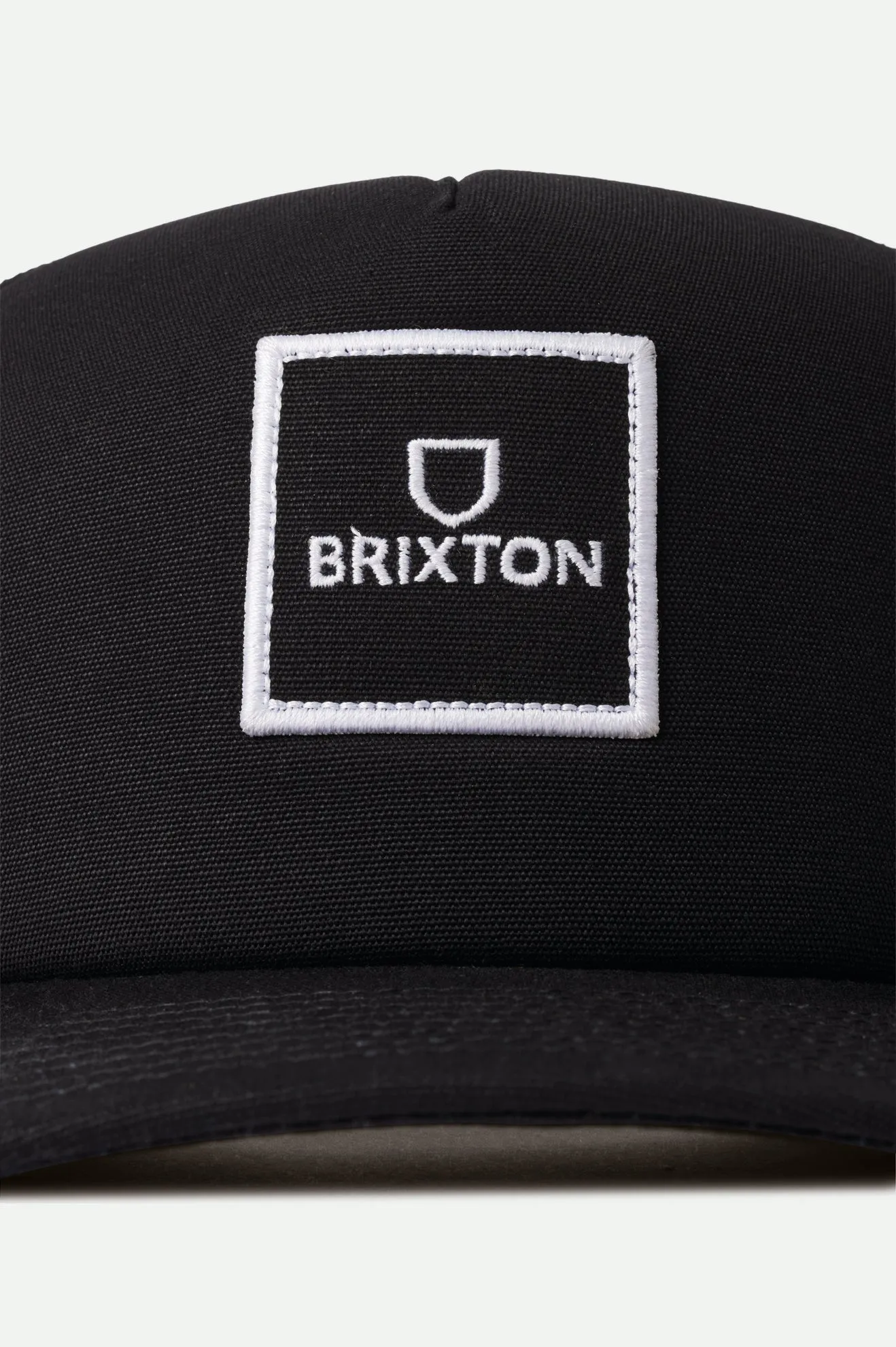BRIXTON ALPHA BLOCK X C MP MESH CAP - BLACK