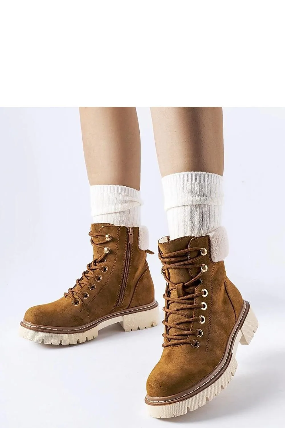 Brown winter trapper shoes