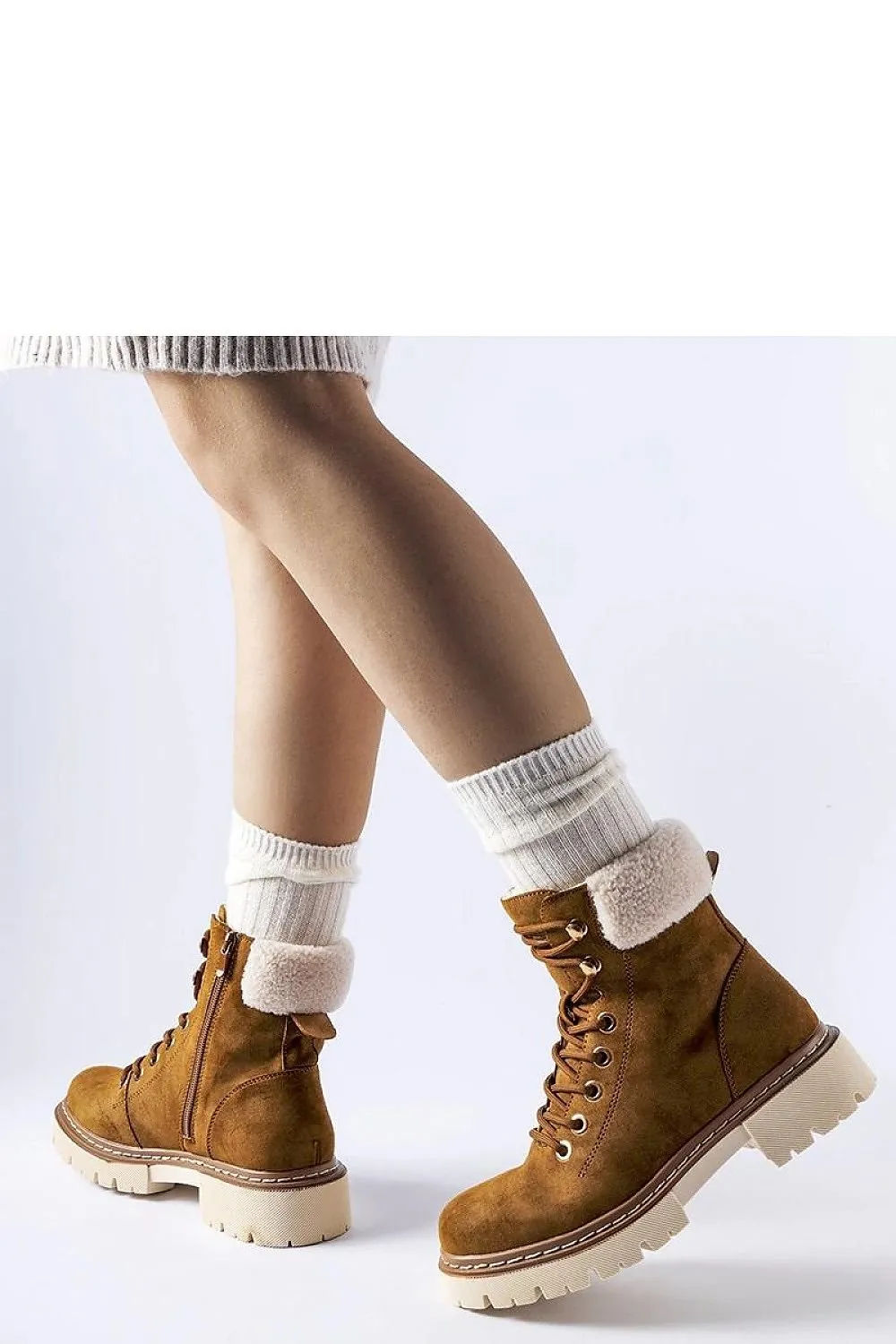Brown winter trapper shoes
