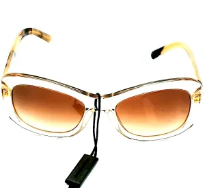 Burberry London. Tortoise & Clear Acetate Sunglasses NEW W/TAGS