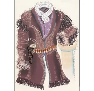 Calamity Jane- original art, woodcut edition