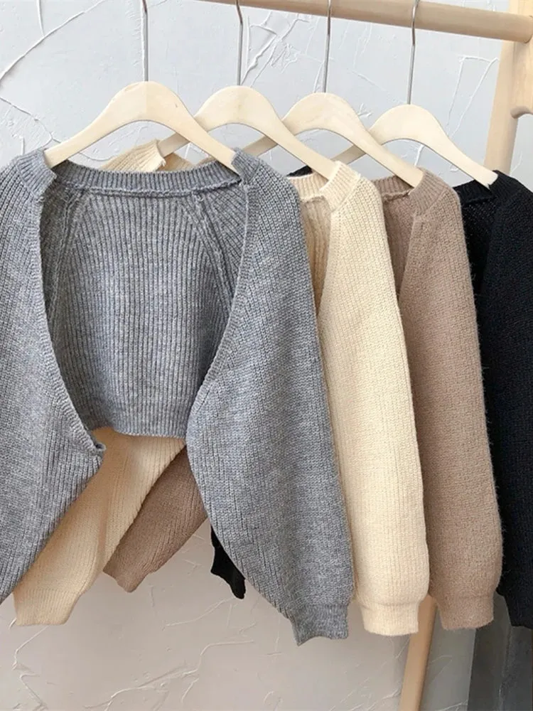Cardigan Lira™ | Women's Knitted Poncho | Summer Lightweight, Vintage-Inspired, Minimalist Design