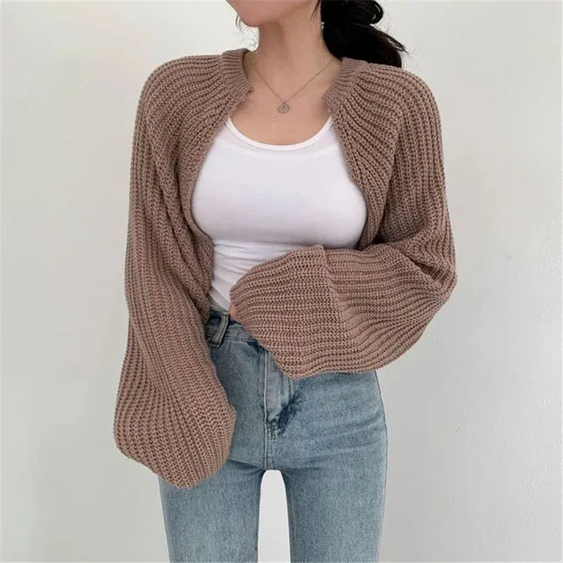 Cardigan Lira™ | Women's Knitted Poncho | Summer Lightweight, Vintage-Inspired, Minimalist Design