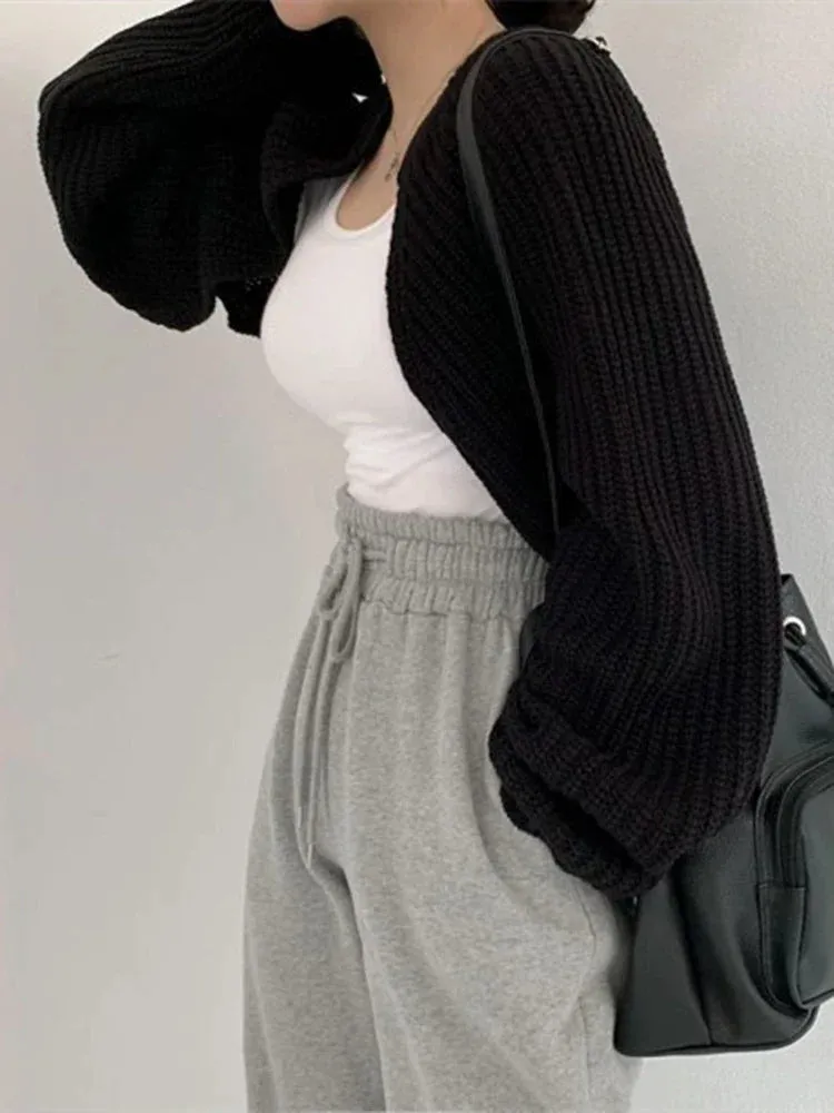Cardigan Lira™ | Women's Knitted Poncho | Summer Lightweight, Vintage-Inspired, Minimalist Design