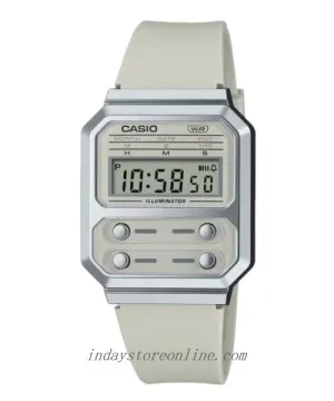 Casio Vintage Women's Watch A100WEF-8A Resin Band Resin Glass