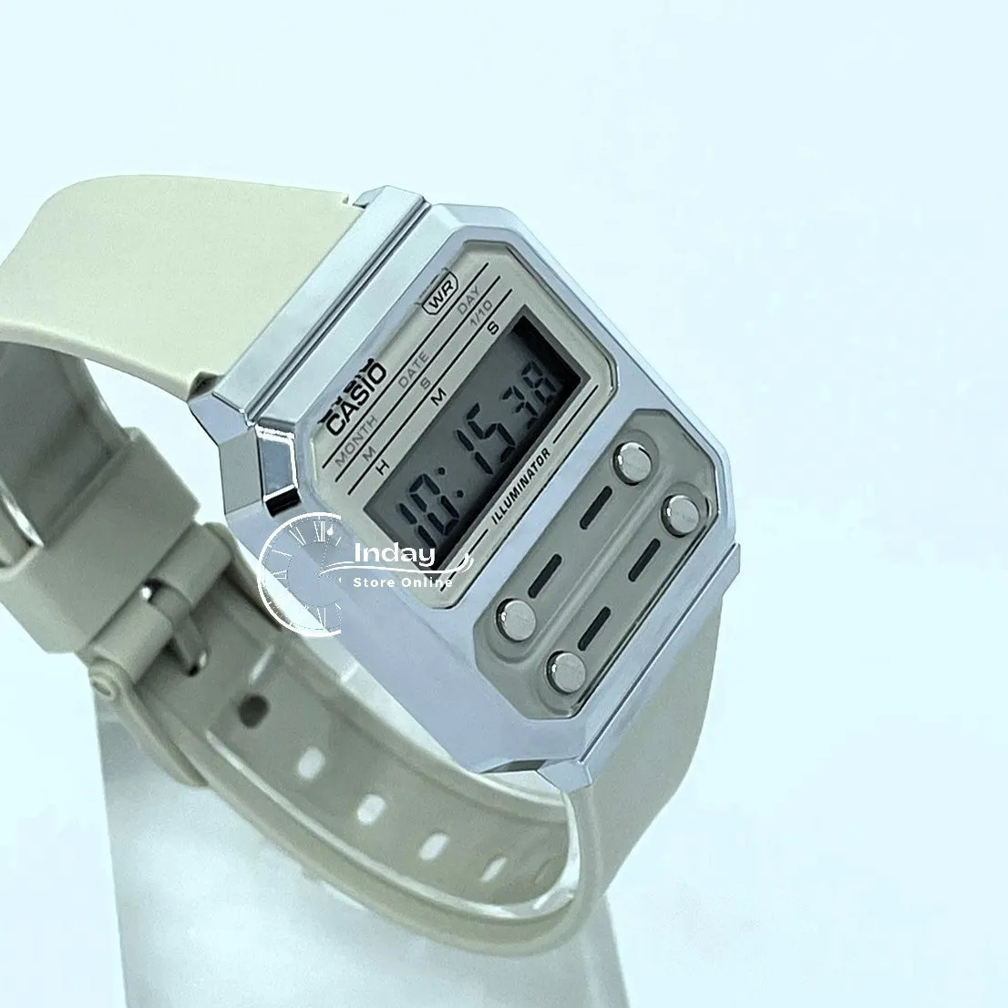 Casio Vintage Women's Watch A100WEF-8A Resin Band Resin Glass