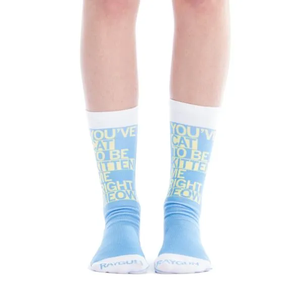 Cat To Be Kitten Me Socks