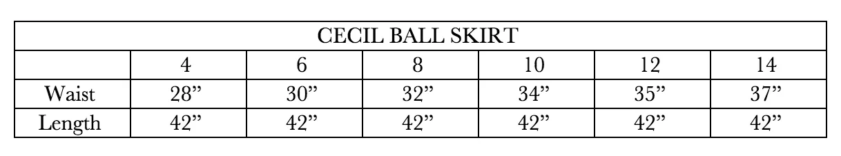 Cecil Skirt in Warp Print Silk Faille