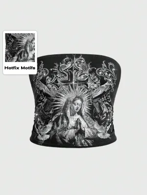 Celestial Iconic Sleeveless Crop Top
