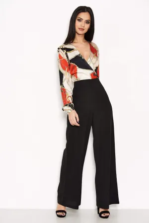 Chain Printed Jumpsuit