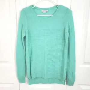 Christopher Fischer Lightweight 100% Cashmere Sweater Size XS Mint Green