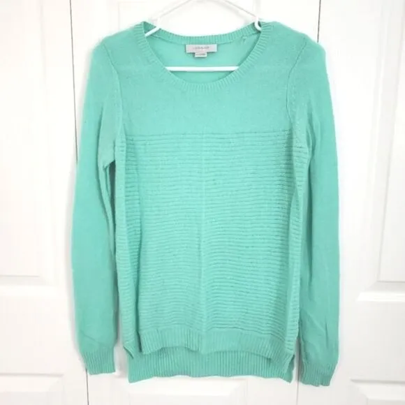 Christopher Fischer Lightweight 100% Cashmere Sweater Size XS Mint Green