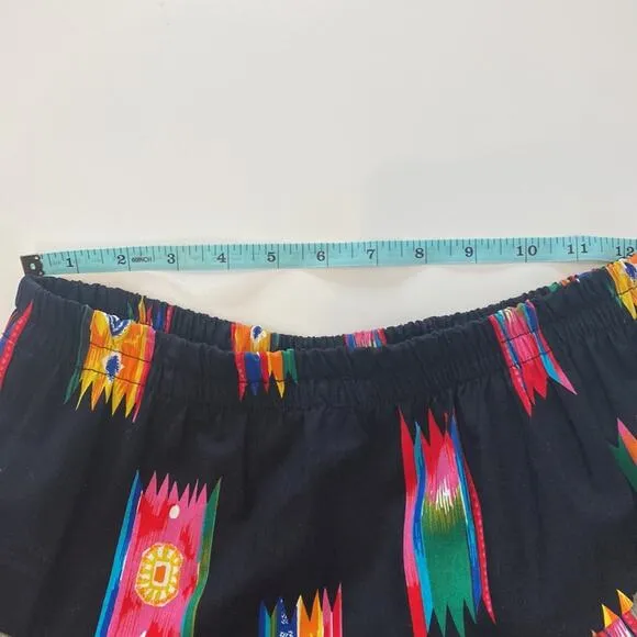 Circle T by Marilyn Lenox Women’s Colorful Tiered Western Midi Skirt EUC Sz M