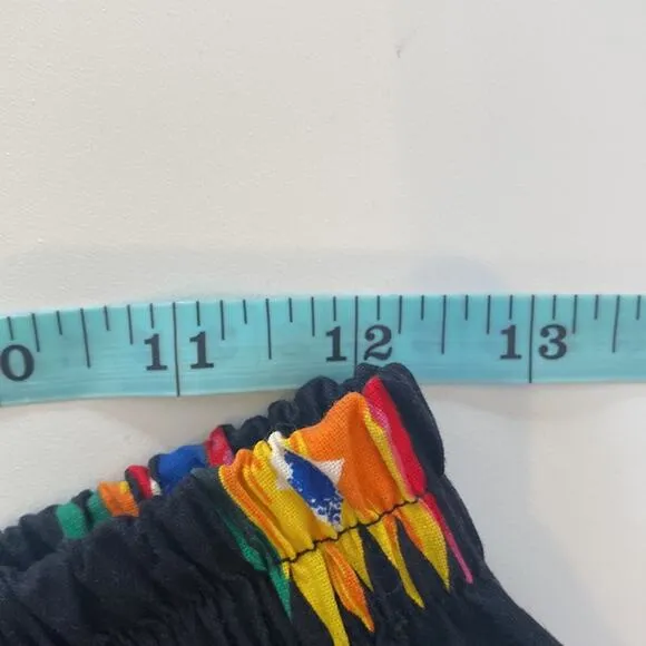 Circle T by Marilyn Lenox Women’s Colorful Tiered Western Midi Skirt EUC Sz M