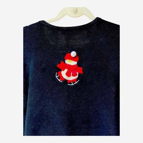 Classics by Marisa Christina Christmas Snowmen On‎ Black And White Checkered