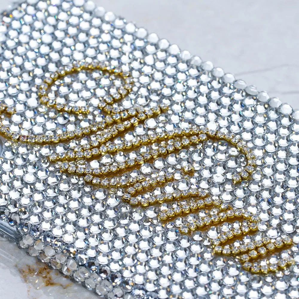 Clear and Gold Personalized Name & Initials Design (style PN_1114)