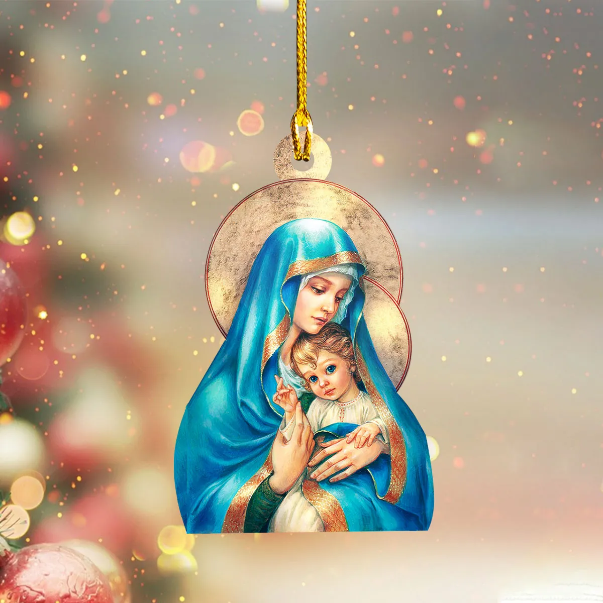 CO98 - SHAPED ORNAMENT - MAMA MARY 5