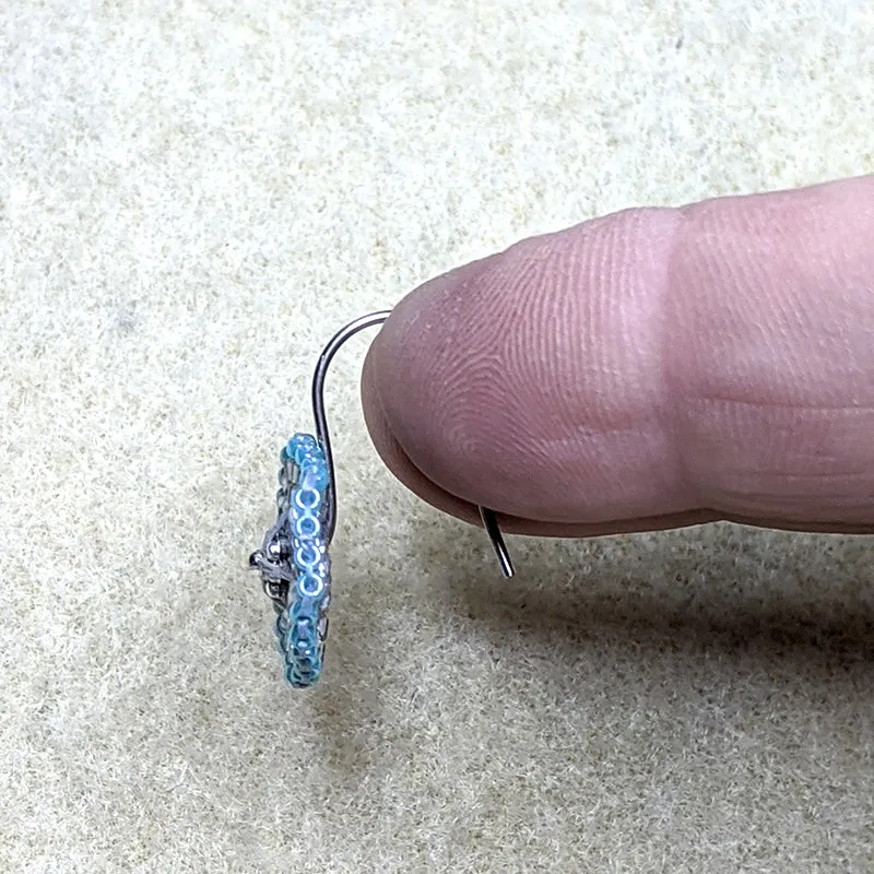Coinette Earrings - Turquoise Blue