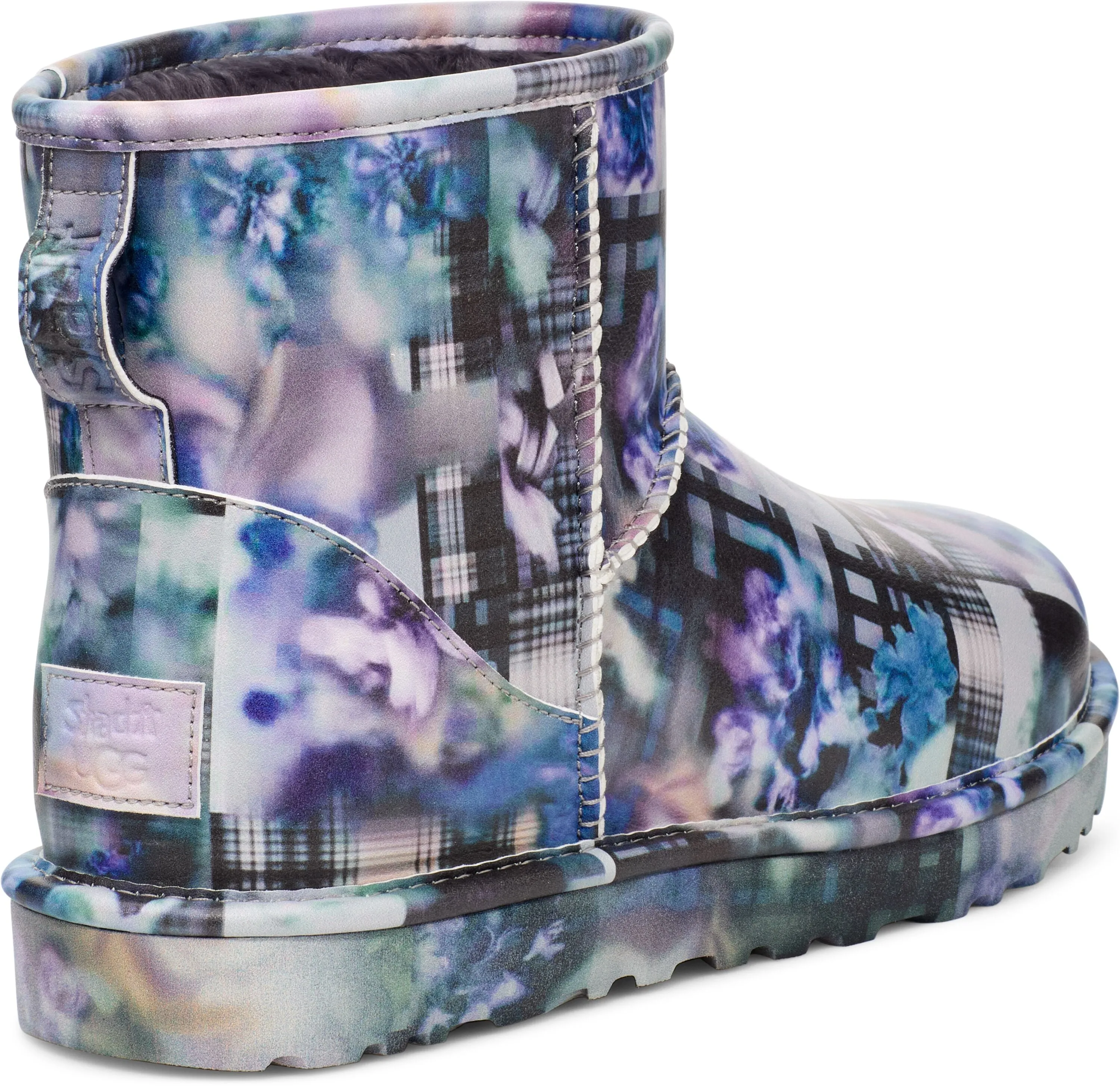 COLLINA STRADA X UGG CLASSIC MINI DARK BLUE FLORAL