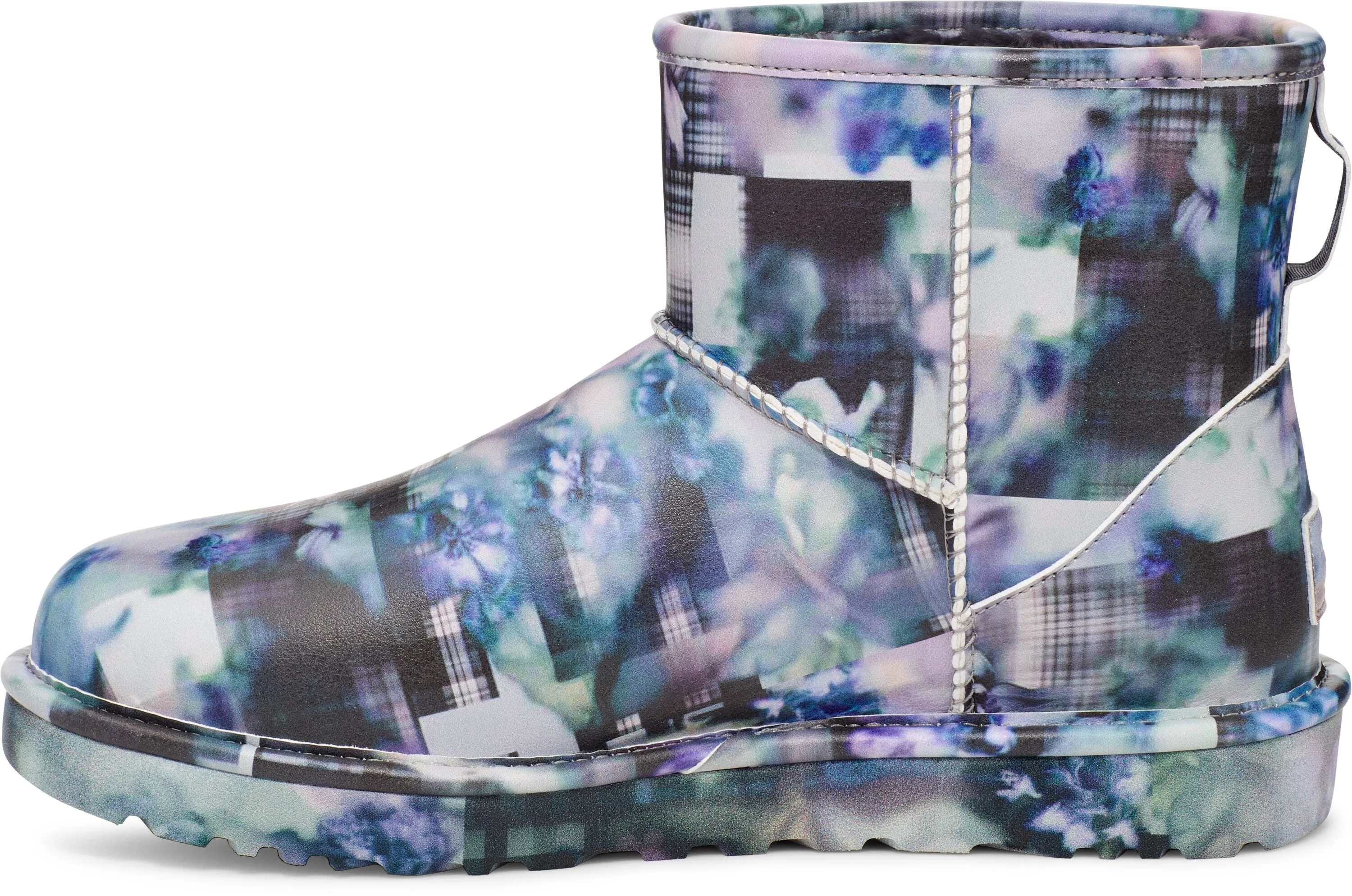 COLLINA STRADA X UGG CLASSIC MINI DARK BLUE FLORAL