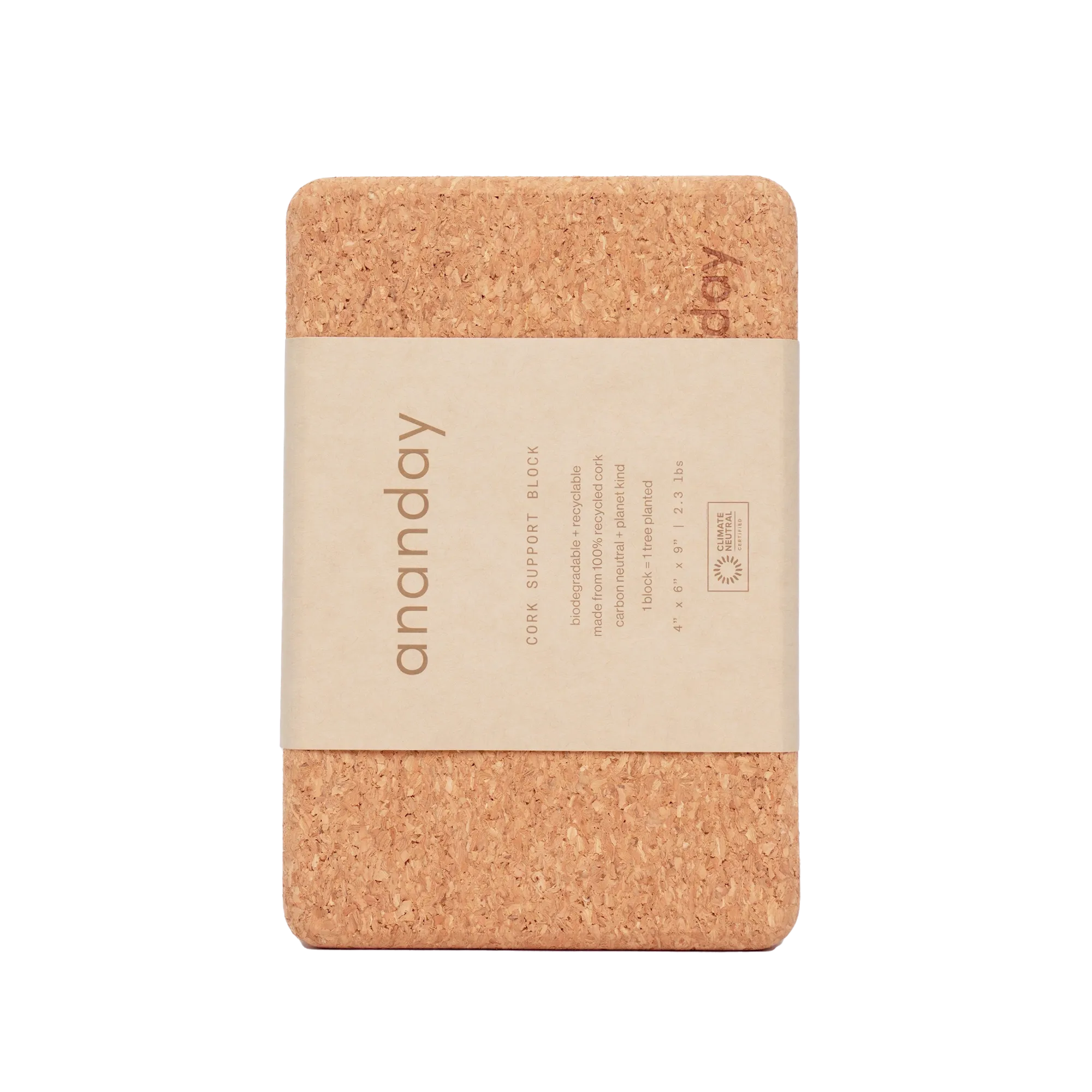Cork Yoga Block