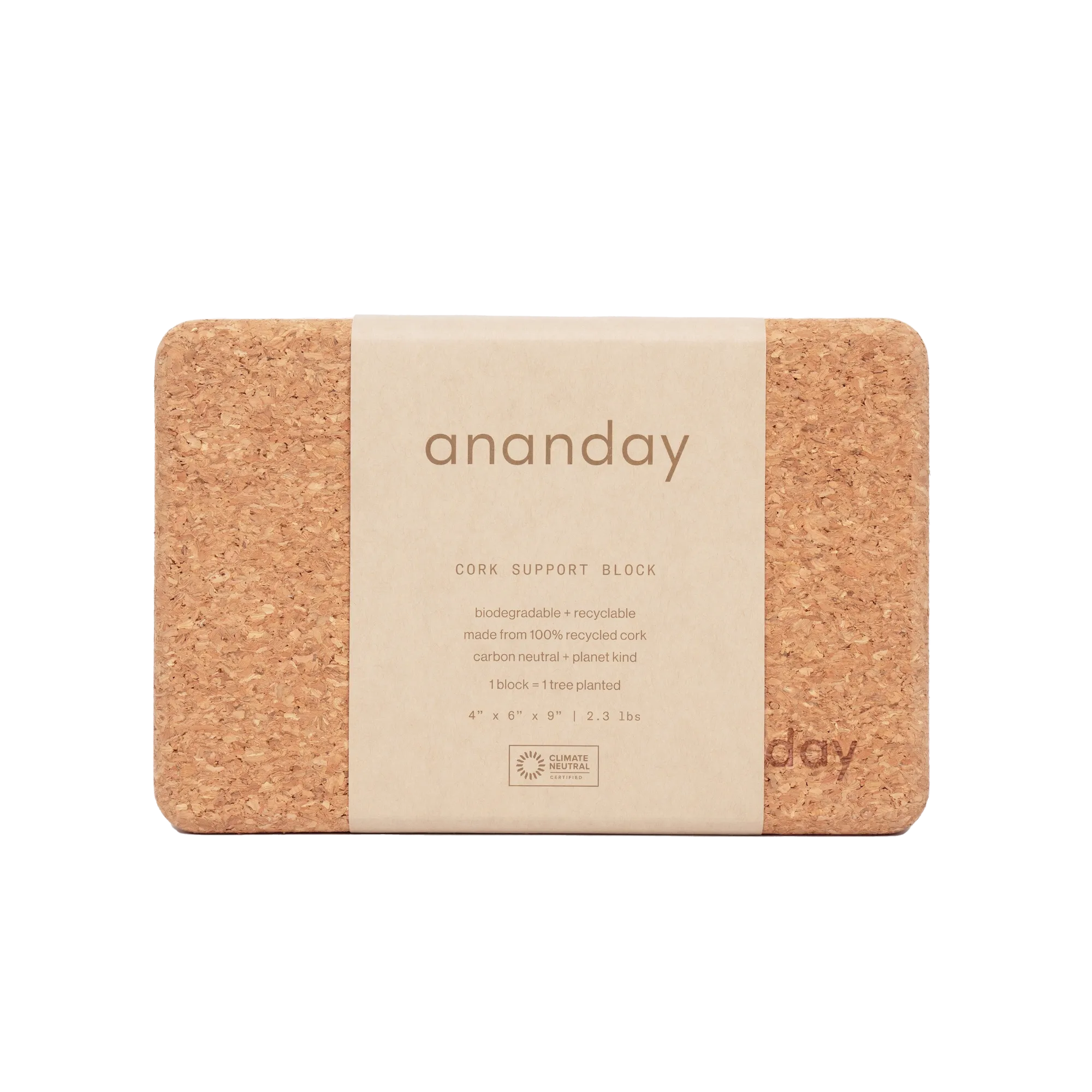 Cork Yoga Block