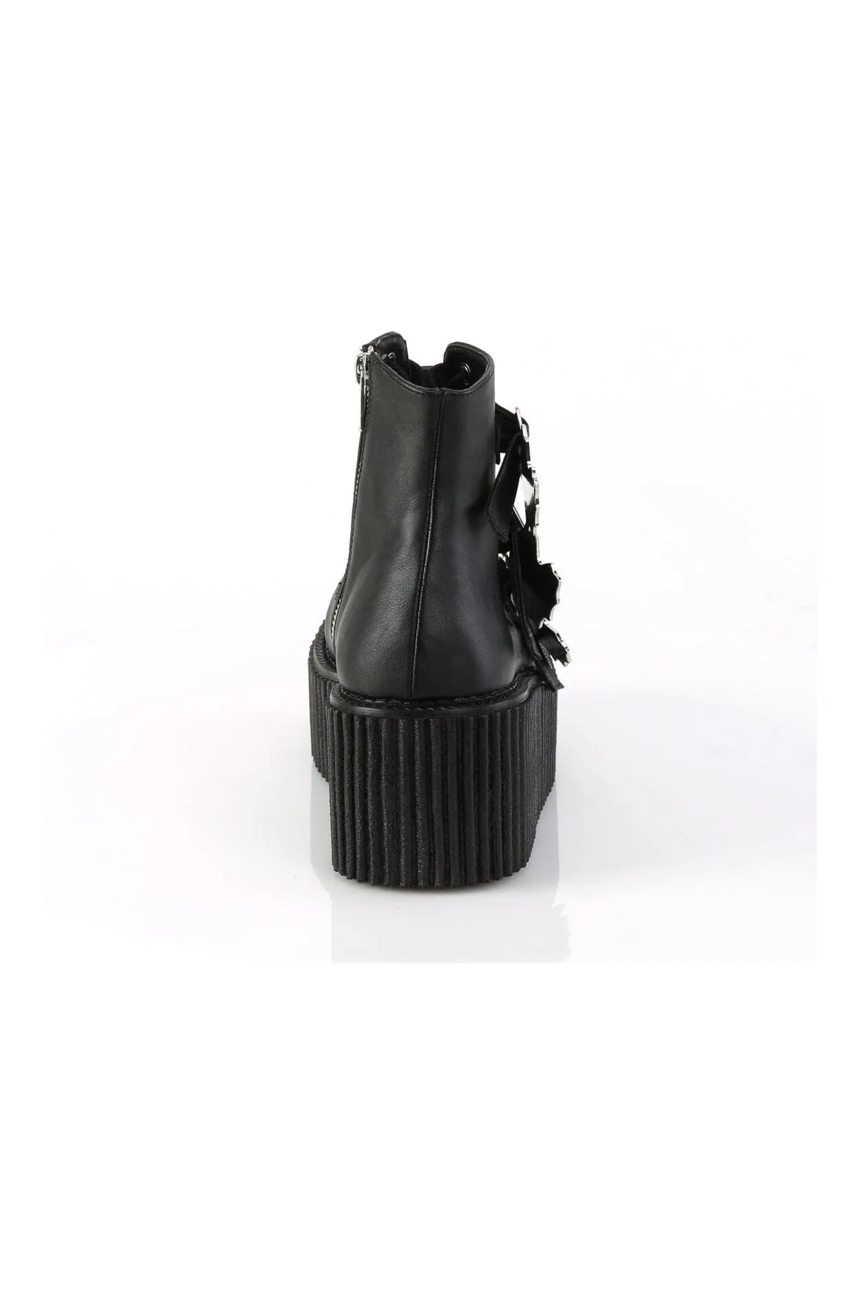 CREEPER-260 Black Vegan Leather Creeper
