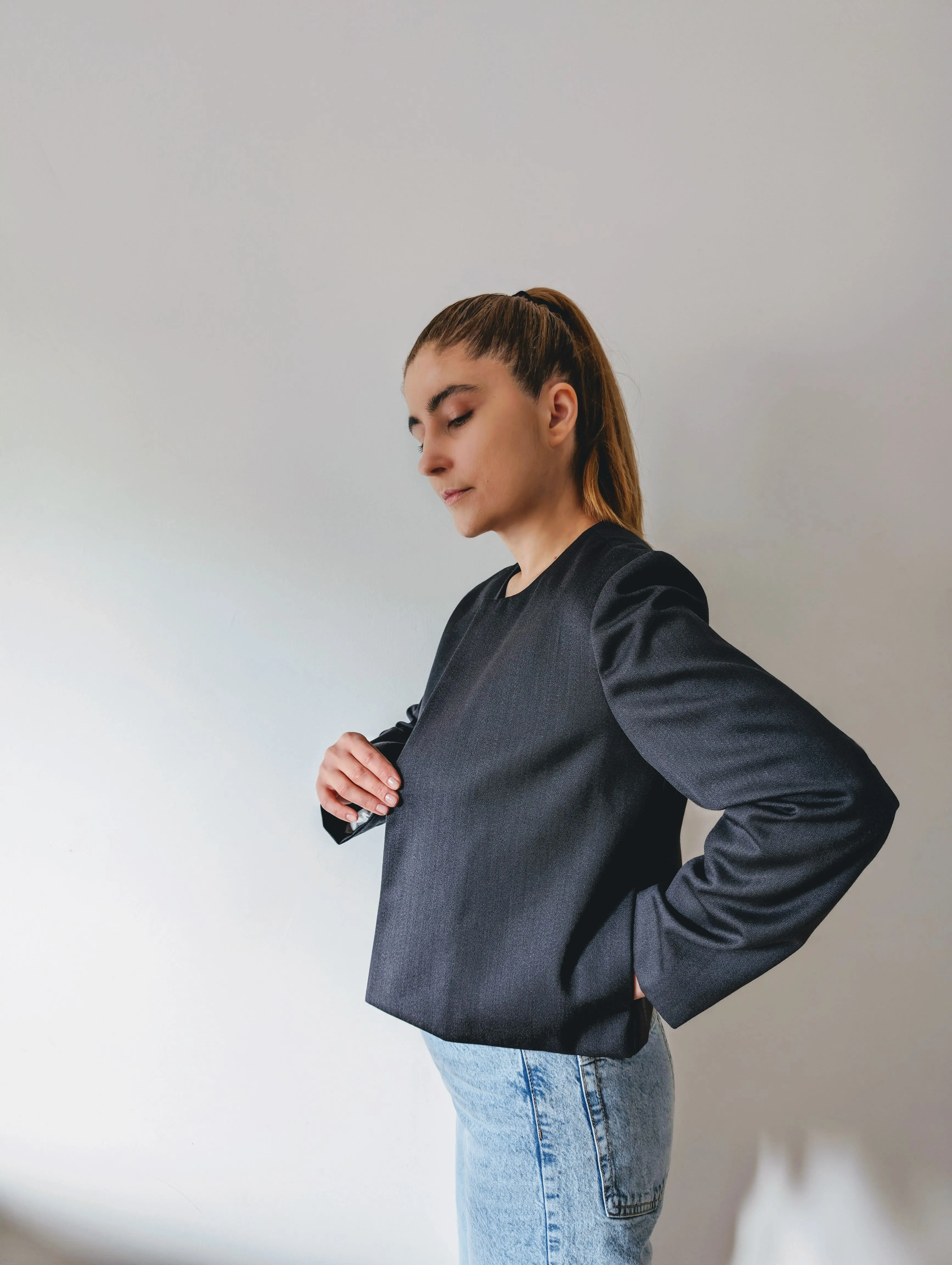 Cropped Blazer Sewing Pattern N.103