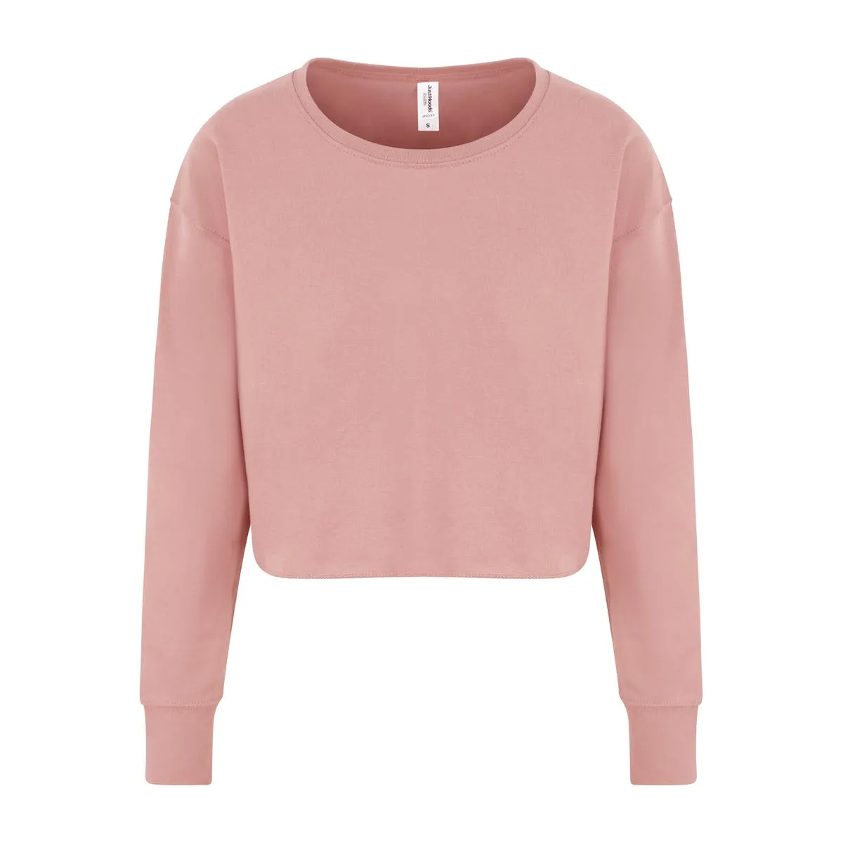 Cropped lightweight sweatshirt
