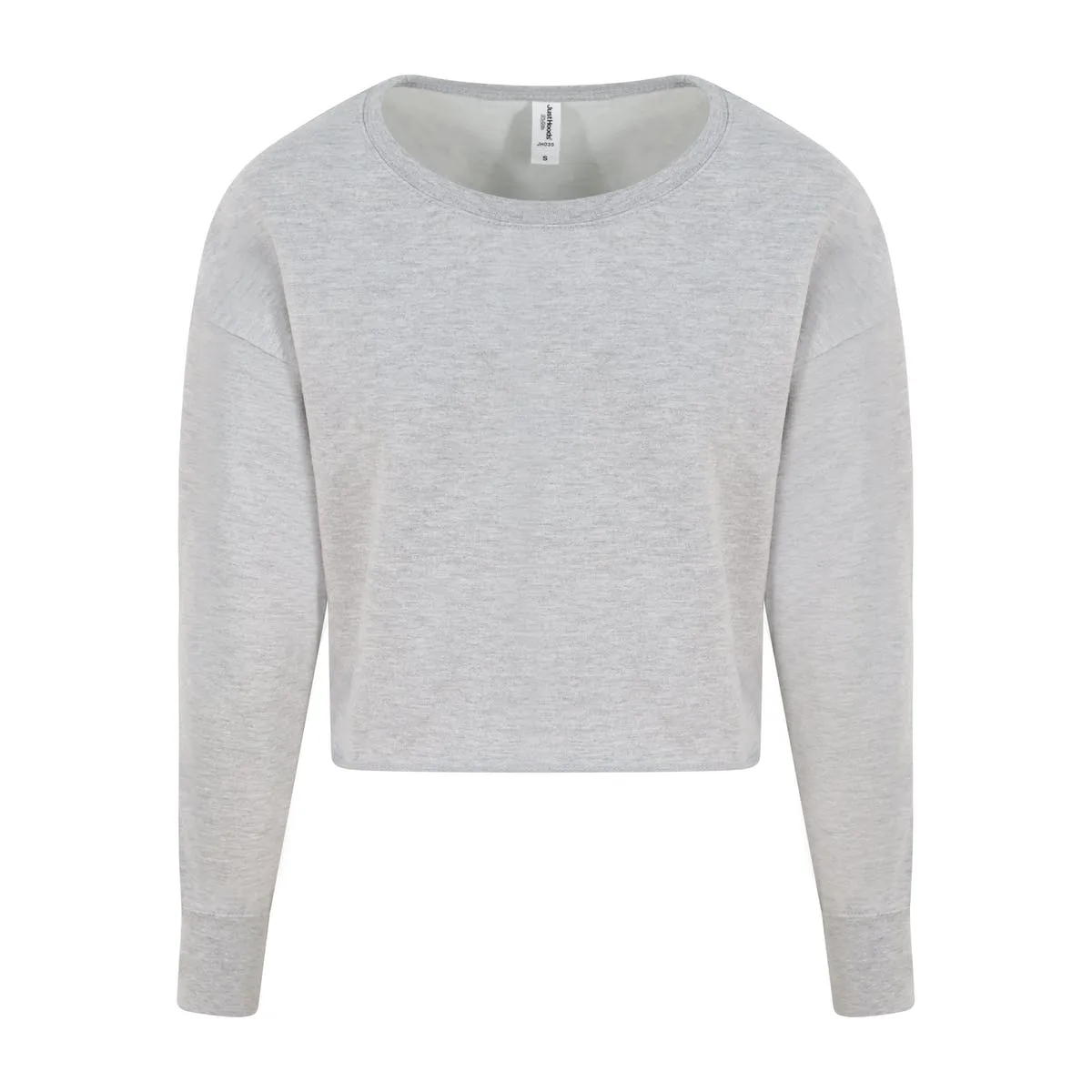 Cropped lightweight sweatshirt
