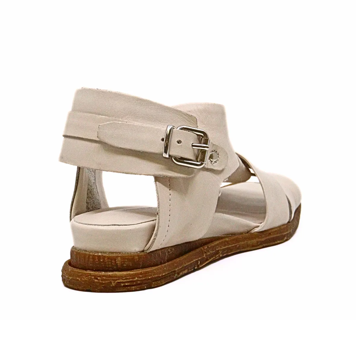 Cross & Band Softy Sandal Ivory