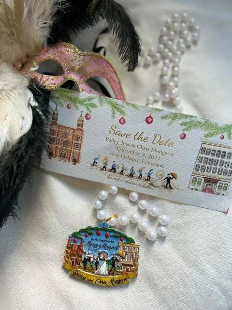 Custom Mardi Gras Beads Necklaces with Medallions