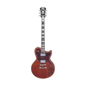 D'Angelico Deluxe Atlantic Electric Guitar, Matte Walnut