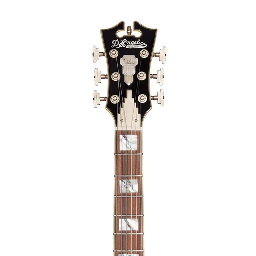 D'Angelico Deluxe Brandon Niederauer Atlantic Electric Guitar w/Case, Sonic Blue