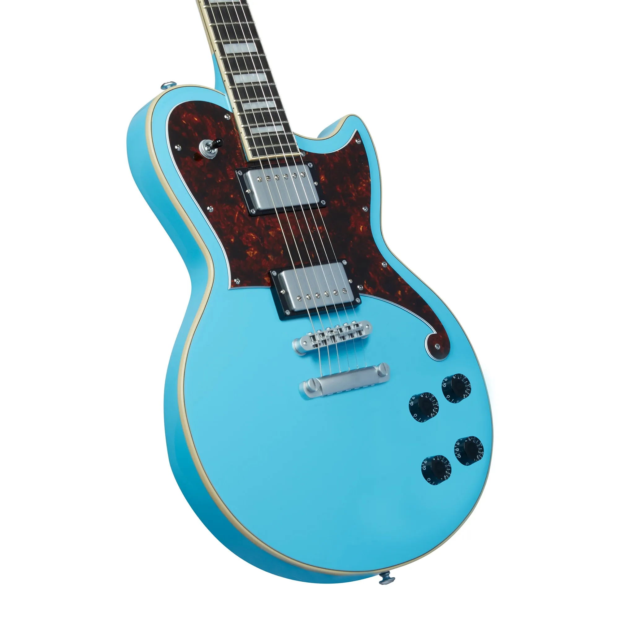D'Angelico Premier Brandon Niederauer Atlantic Electric Guitar, Sonic Blue