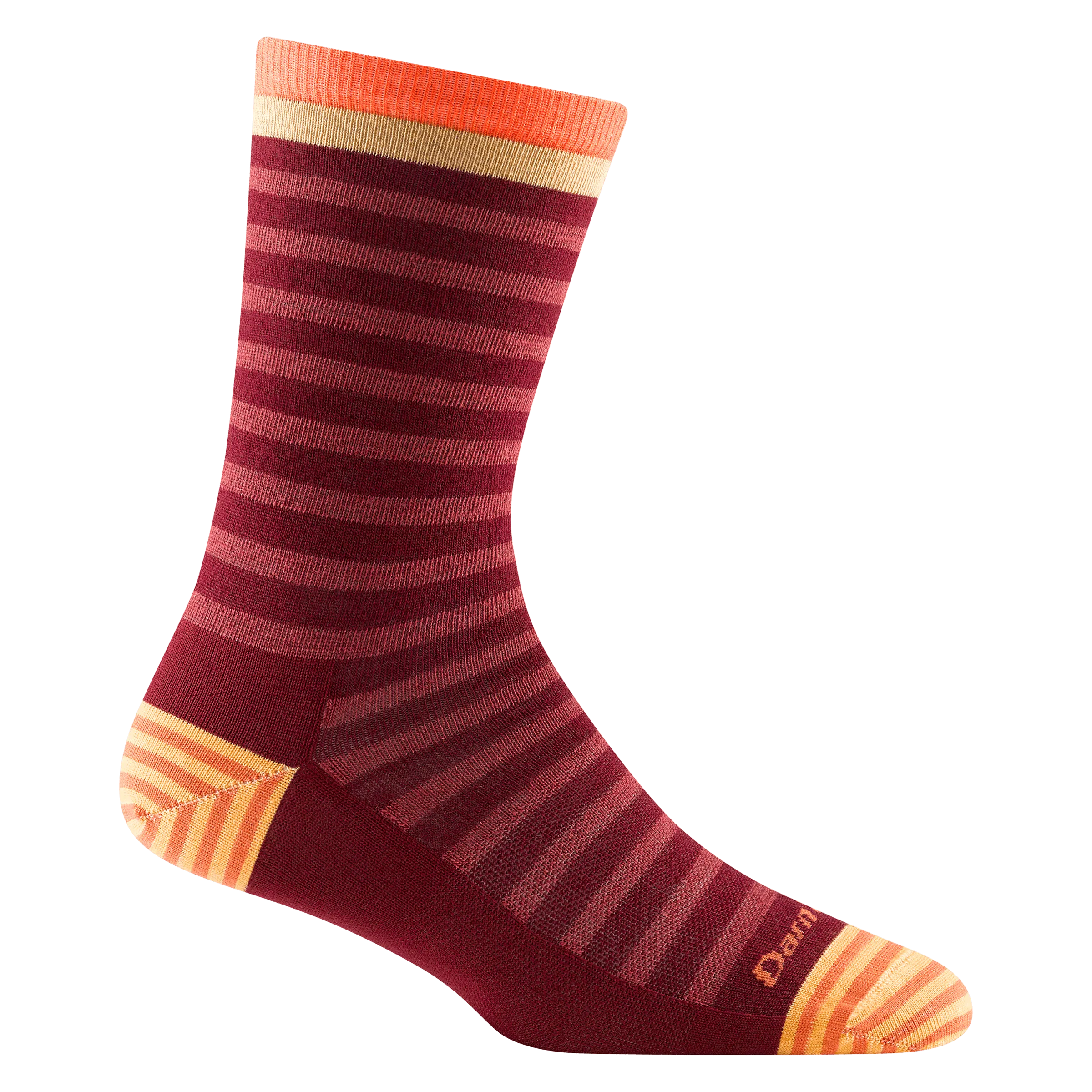 Darn Tough Womens Morgan Crew Lightweight Lifestyle Socks - Clearance