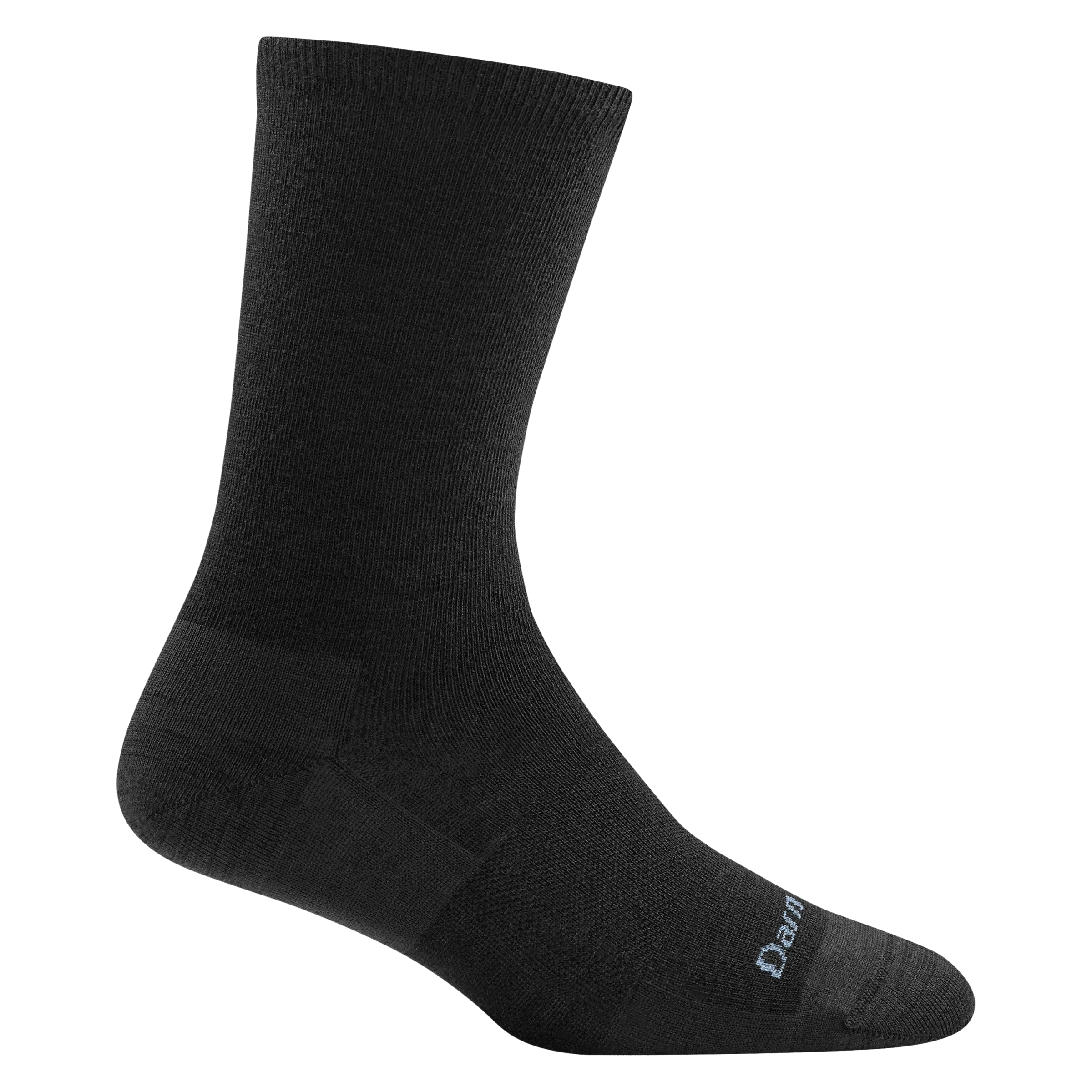 Darn Tough Womens Solid Basic Crew Lightweight Lifestyle Socks