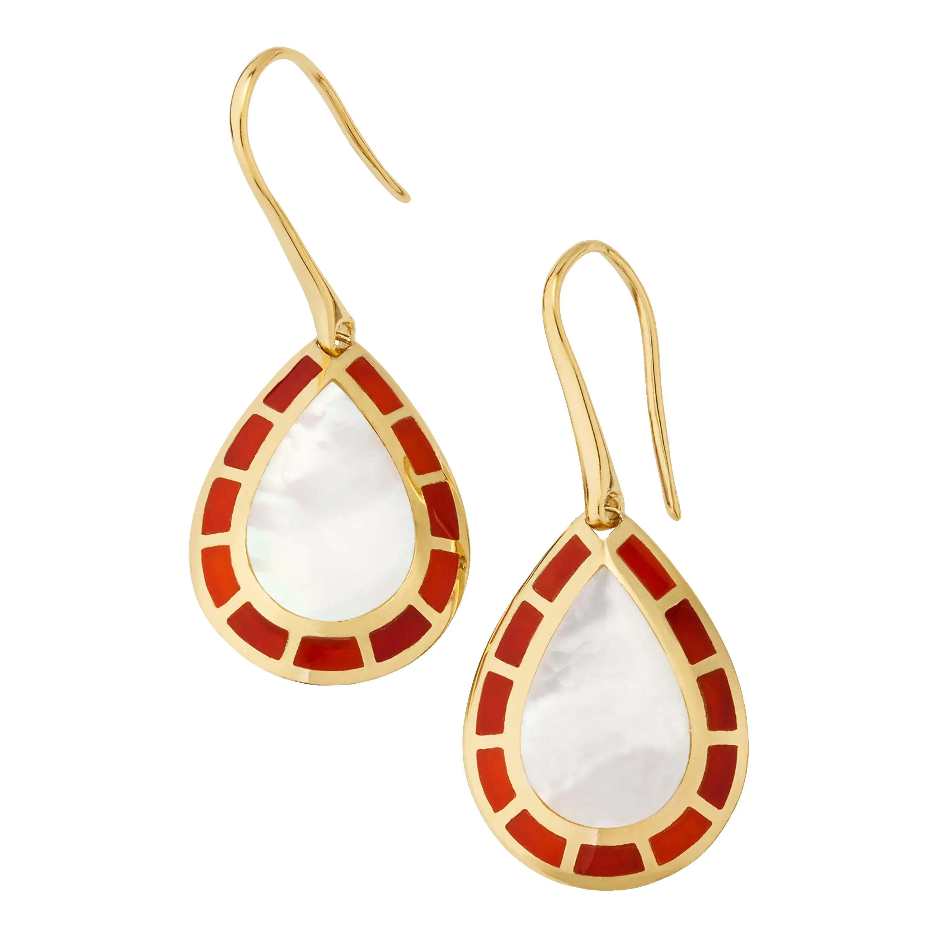 Dash Gemstone Gold Vermeil Sterling Teardrop Earrings