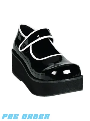 DEMONIA SPRITE-01 - BLACK PATENT ✰ PRE ORDER ✰