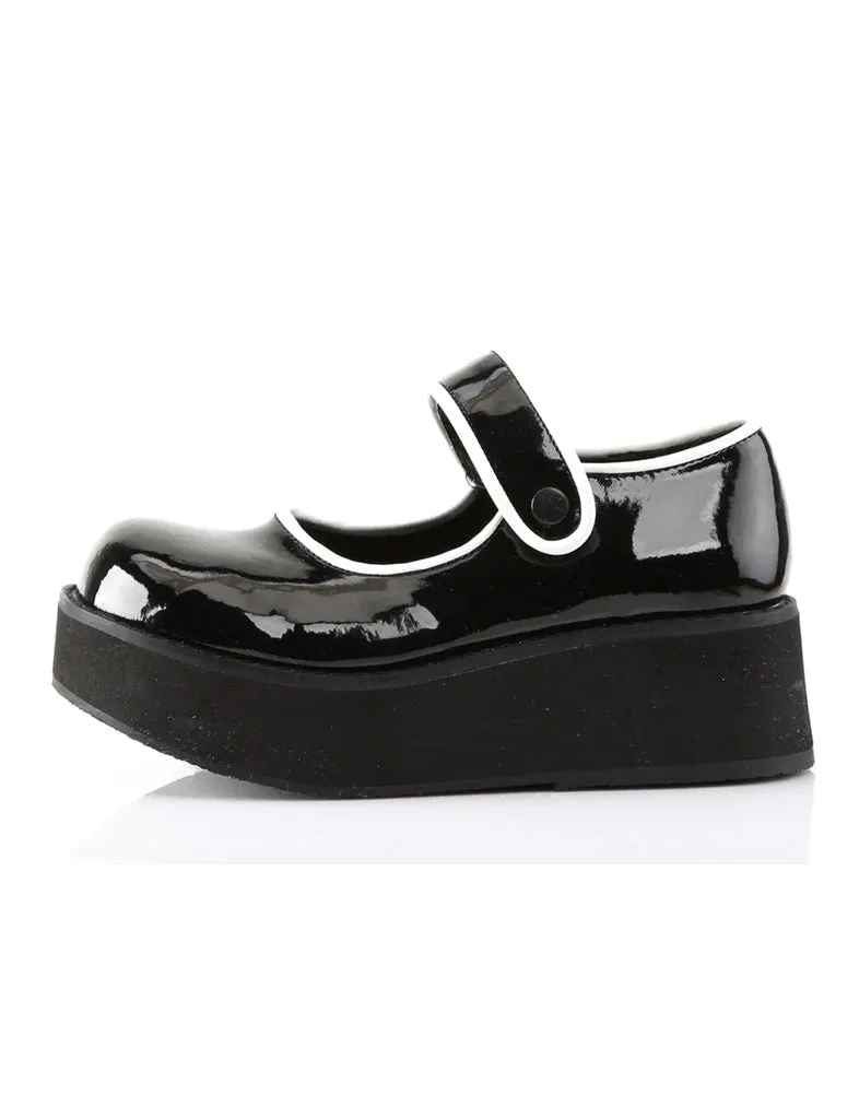 DEMONIA SPRITE-01 - BLACK PATENT ✰ PRE ORDER ✰