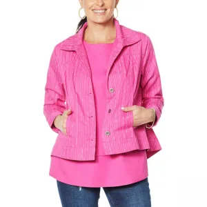 DG2 by Diane Gilman Women's Lightweight Chambray Jacket